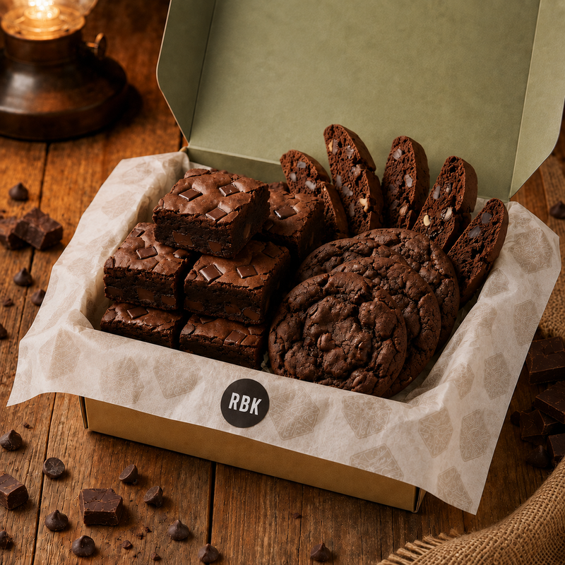 Chocolate Sensation Gift Box with assorted chocolate treats