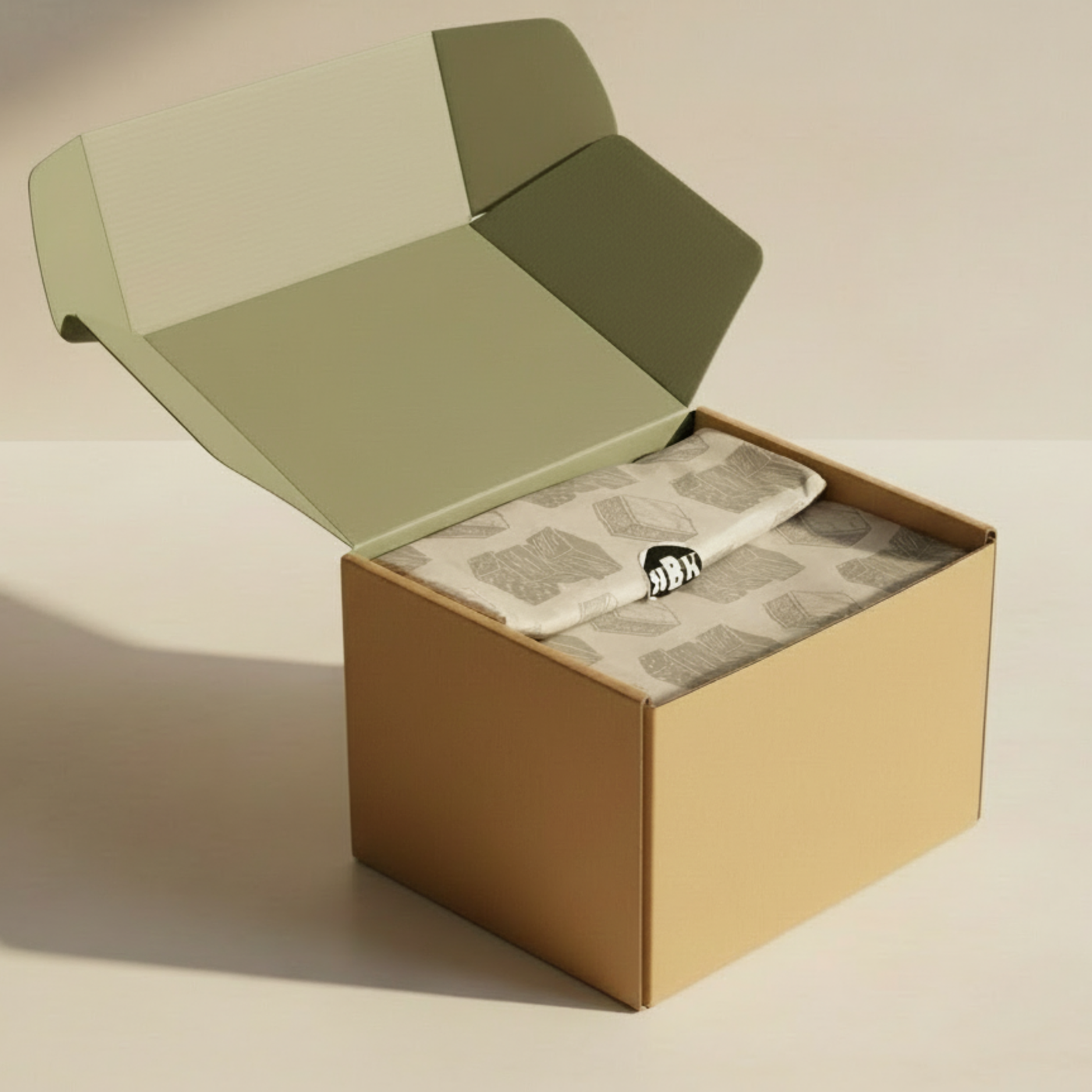 Open premium brownie box for a thoughtful thank-you gift