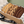 Close-up of almond, chocolate chunk and dark chocolate biscotti in Ruth’s custom biscotti gift box