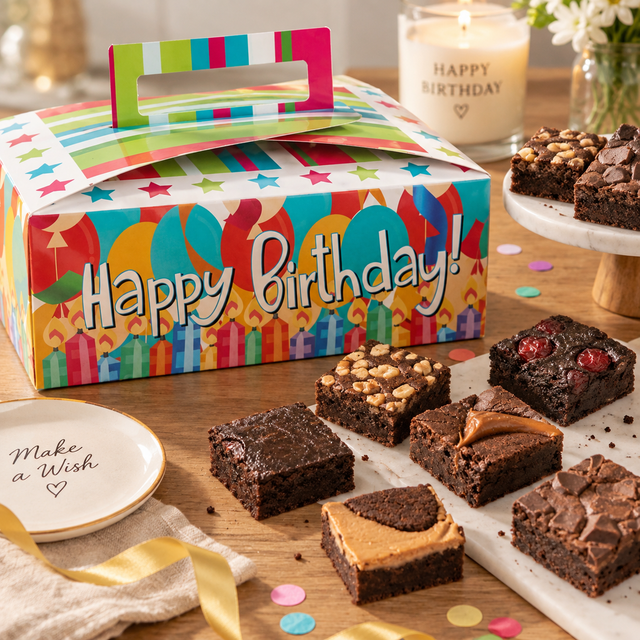 Birthday Brownie Box